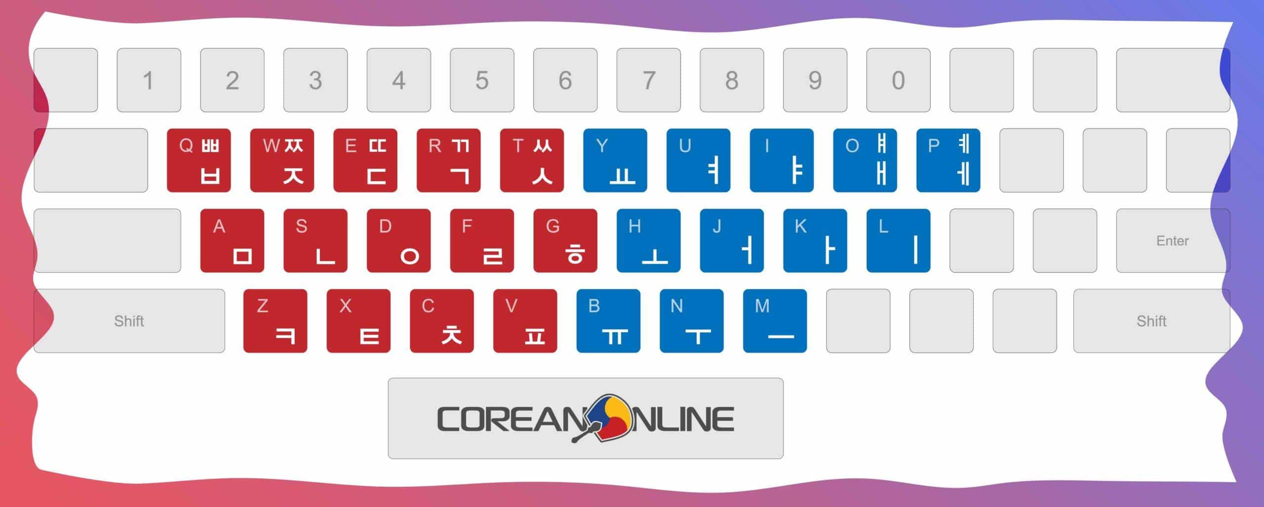 teclado coreano para computador ou celular